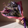 Dried Lilac Bouquet And Leather Keyring Gift Set, thumbnail 7 of 7