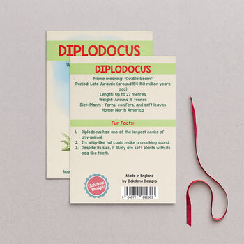 Wooden Diplodocus Dinosaur Christmas Tree Decoration, 2 of 3