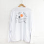 Waves For Days Oversized Long Sleeve T Shirt, thumbnail 11 of 12