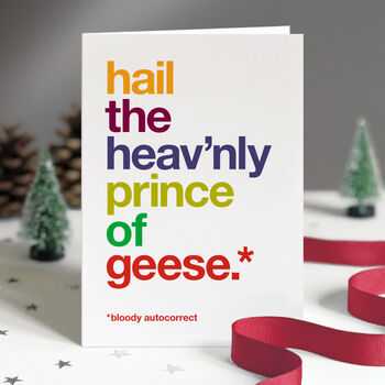 Autocorrect Pack Of Eight Funny Christmas Cards, 9 of 10