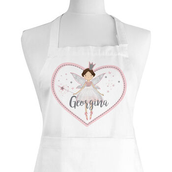 Personalised Fairy Princess Childrens Apron, 2 of 3