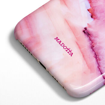 Pink Pearl Marble Case For iPhone, 4 of 4