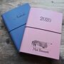 Dachshund Dog Personalised Leather Diary Journal, thumbnail 1 of 8
