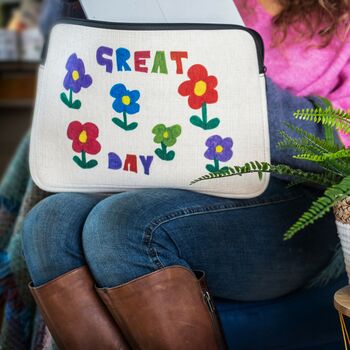Personalised Child's Drawing Laptop Sleeve, 4 of 4