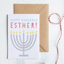 Personalised Happy Hanukkah Card, thumbnail 1 of 3