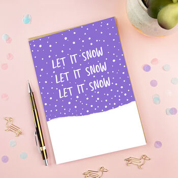 Let It Snow | Winter Christmas Card, 2 of 3