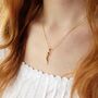 Horn Of Plenty Cornicello Charm Necklace, thumbnail 1 of 4