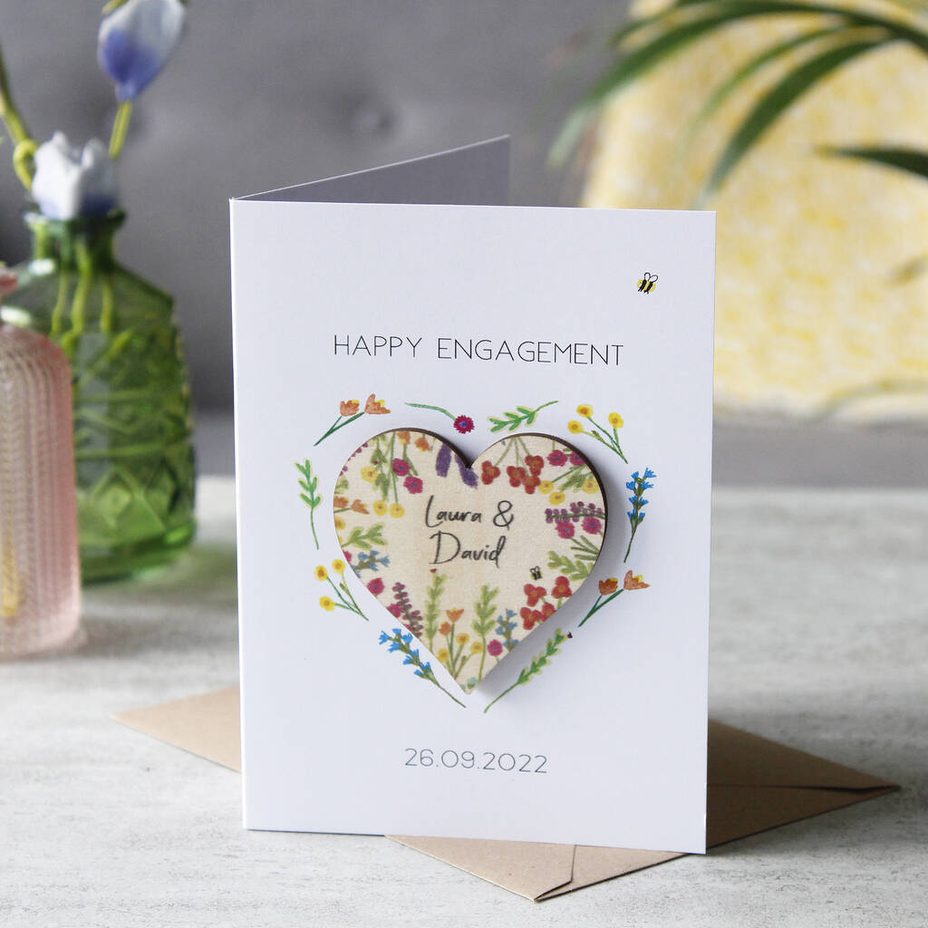 Personalised Magnet Engagement Card, 1 of 7