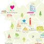 Personalised West Midlands Map: Add Favourite Places, thumbnail 2 of 3