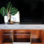 1950's Sideboard With 3D Geometric Chevron Design, thumbnail 4 of 8