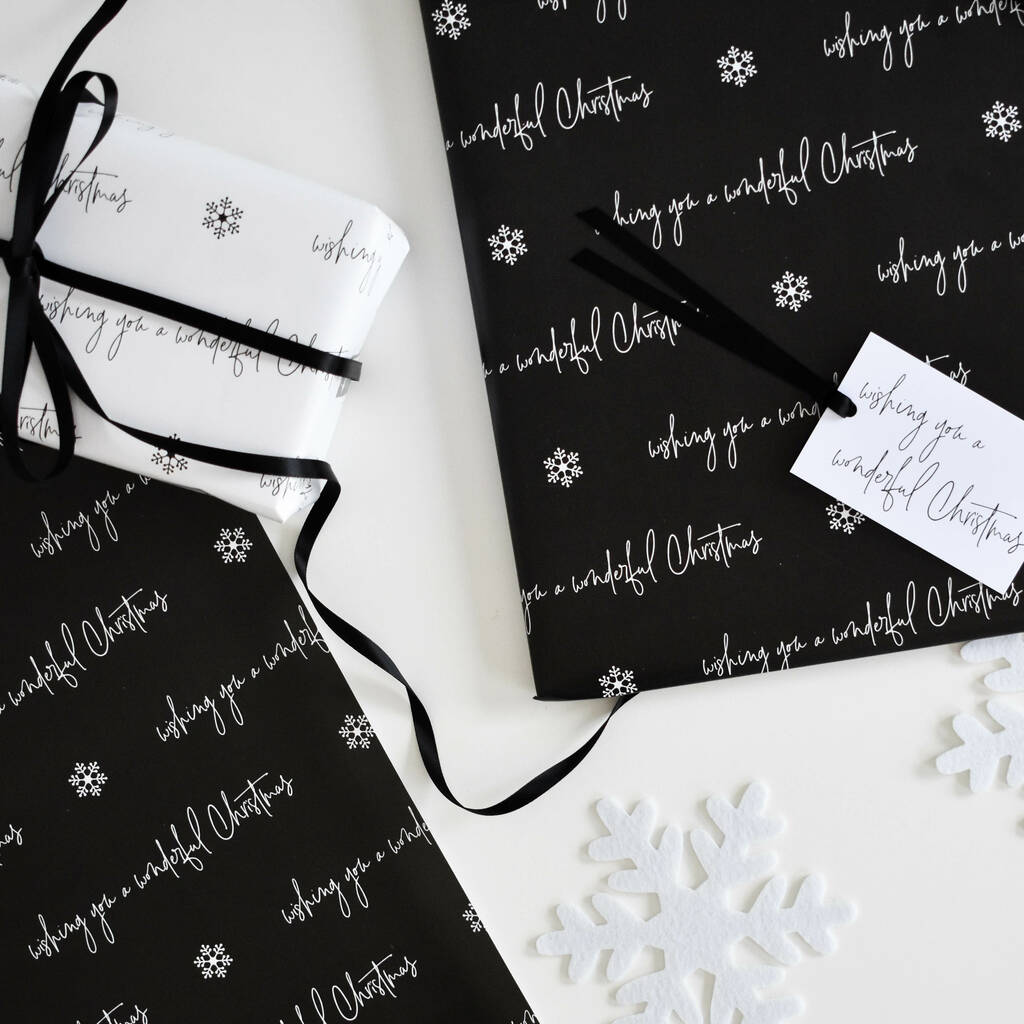 Wonderful Christmas Wrapping Paper Set By Purple Tree Designs