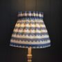 Dolly Blue Scallop Gathered Scrunchie Lampshade, thumbnail 3 of 5