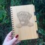 Personalised Bullmastiff Dog Engraved Notebook, thumbnail 2 of 5