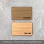 Personalised Wood Cufflinks – Wedding Or Anniversary Gift, thumbnail 6 of 6