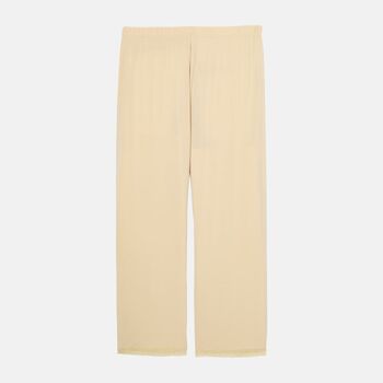 Women's 'Soft Sand' Bamboo Lace Camisole Pyjama Set, 6 of 6