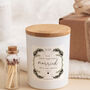 Personalised Our First Christmas Married Candle Gift, thumbnail 1 of 6