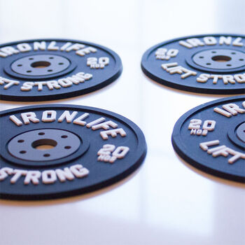 Weight Plate Coasters Funny Gym Gift, 11 of 11