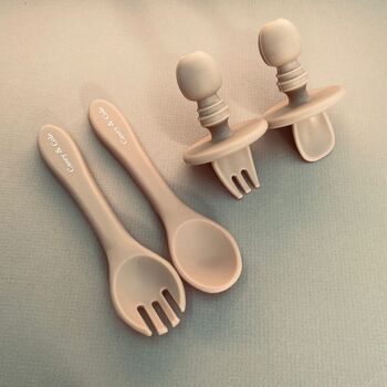 Baby Silicone Weaning Cutlery Set, 4 of 11