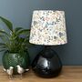 Ashbee Teal Blush Pink Floral Empire Lampshades, thumbnail 1 of 9
