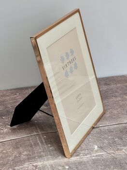 Sixtrees Rose Gold Tone Photo Frame With Aperture, Six X Eight, 3 of 3
