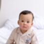 Personalised Bear Embroidered Birthday Pyjamas Choice Of Colours And Age One To Eight Available, thumbnail 9 of 12