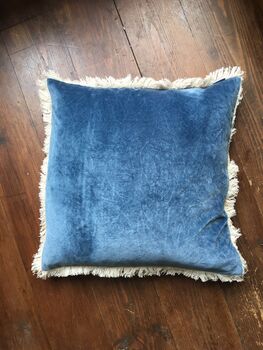 Stonewashed Velvet Cushion Cover 50x50, 10 of 10