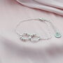 Beaded Special Number Infinity Bracelet, thumbnail 2 of 4