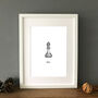 Personalised Chess Piece Print, thumbnail 4 of 6