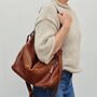 Slouchy Leather Shoulder Bag, thumbnail 1 of 6
