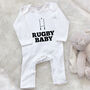 Rugby Baby Babygrow, thumbnail 8 of 11