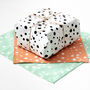 Set Of Three Reusable Luxury Fabric Gift Wraps, thumbnail 1 of 7