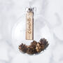 Personalised Decorative Pine Cone Bauble, thumbnail 4 of 4
