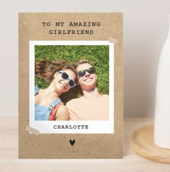 Personalised Retro Style Photo Upload Card, 8 of 8