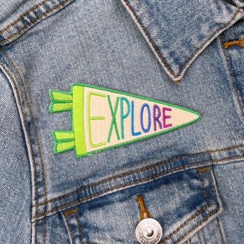 Explore Pennant Sew On Patch, 2 of 2