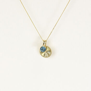 Personalised 9ct Gold December Birthstone Necklace, 8 of 12