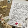 Personalised Children's Easter Bunny Letter, thumbnail 4 of 7