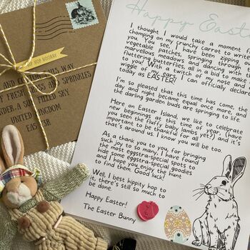 Personalised Children's Easter Bunny Letter, 4 of 7