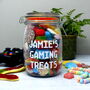 'Gaming Treats' Personalised Retro Sweets Jar, thumbnail 3 of 5