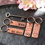 22nd Anniversary Solid Copper Key Ring Gift, thumbnail 1 of 12