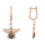 Honey Bee Drop Plated Silver Earring, thumbnail 4 of 9