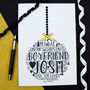 Personalised Boyfriend Christmas Bauble Card, thumbnail 2 of 4