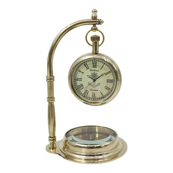 Custom Engraved Rotating Balance Desk Clock – 49th Birthday And Father's Day Gift For Him, 11 of 12