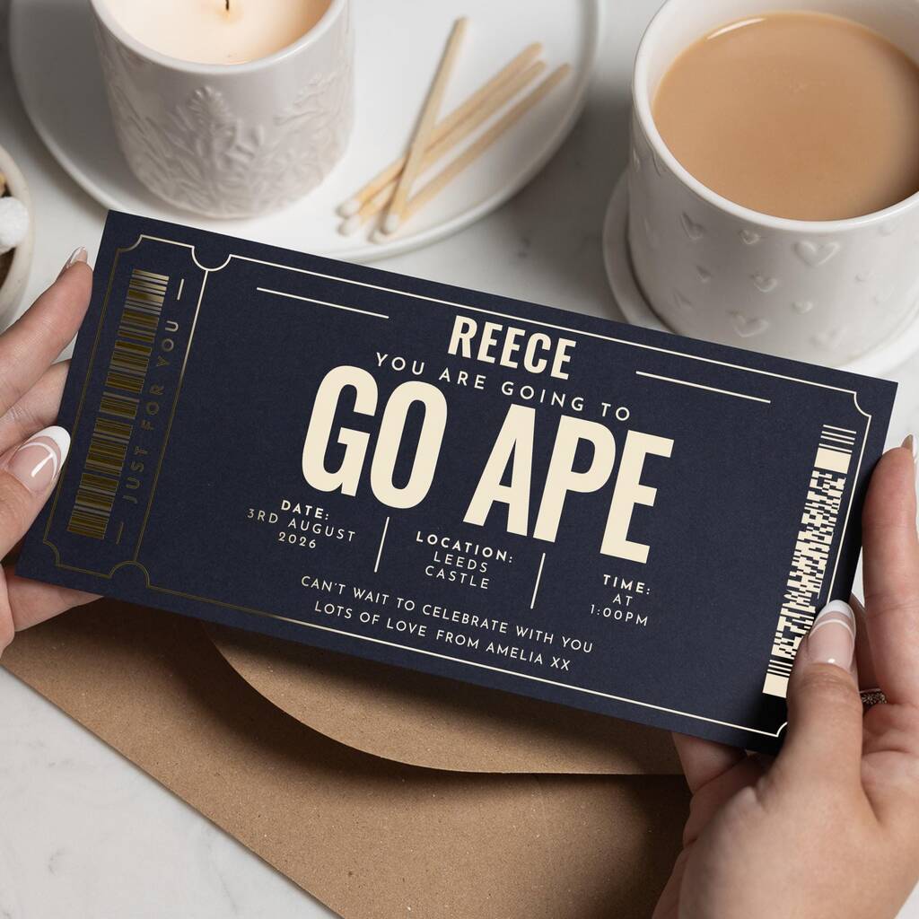 Personalised Go Ape Adventure Birthday Gift Voucher, 1 of 9