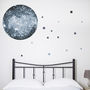 Watercolour Moon And Stars Wall Sticker, thumbnail 2 of 4