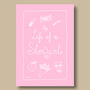 Life Of A Showgirl, Taylor Swift Inspired Print, thumbnail 7 of 8