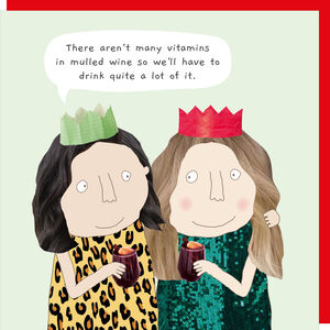 Xmas Vitamins Christmas Card By Rosie Made A Thing