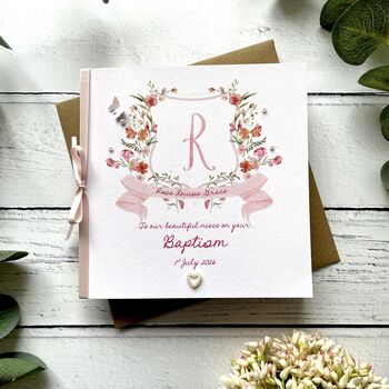 Christening/Baptism Card For Little Girl. Personalised, 2 of 4