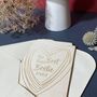 To The Best Bestie Ever Wooden Keepsake Card, thumbnail 7 of 9