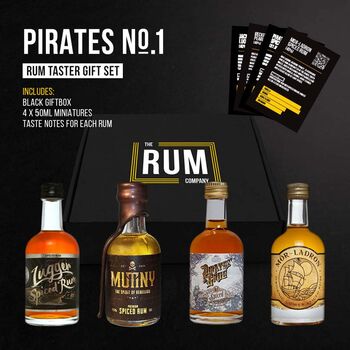 Pirates Rum Taster Set Gift Box One, 4 of 6