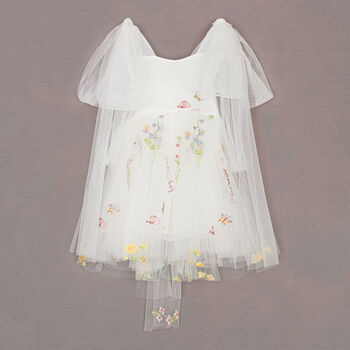 Enchanted Angel Dress Embroidered White, 6 of 7